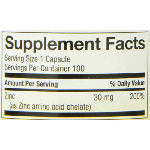 Nature's Way, Zinkchelat, 30 mg, 100 Kapseln 1