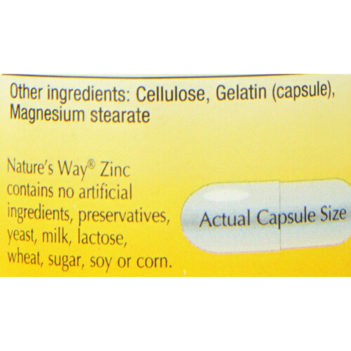 Nature's Way, Zinkchelat, 30 mg, 100 Kapseln 2