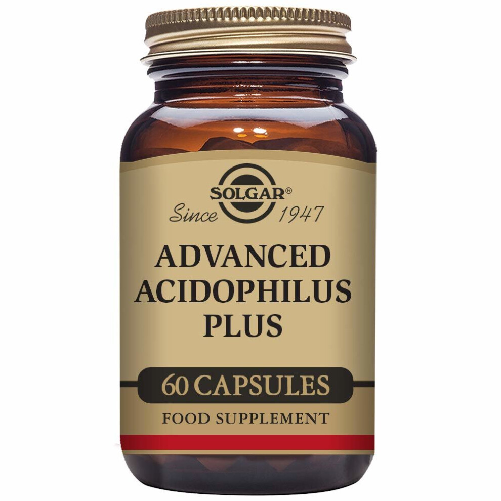 Solgar Advanced Acidophilus Plus Vegetable Capsules - Pack Of 60