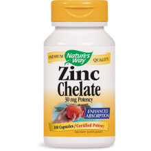Nature's Way, Zinkchelat, 30 mg, 100 Kapseln