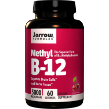 Jarrow-Formulas Jarrow Formulas - Metil B-12, 5000 mcg, 60 pastillas para chupar