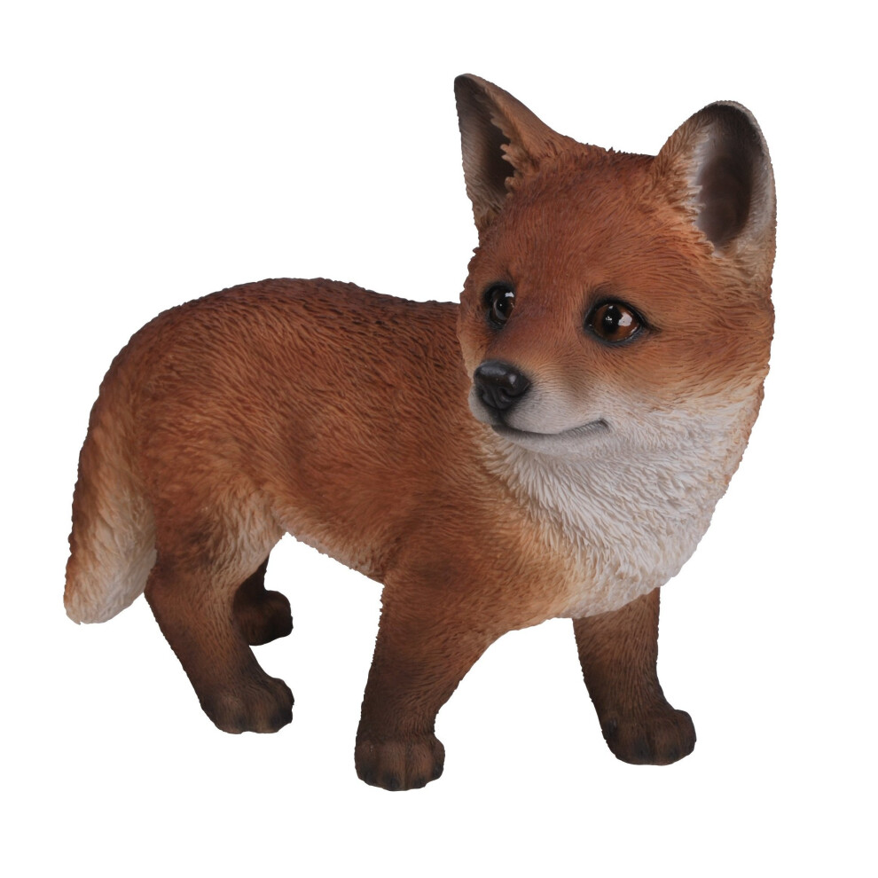 Vivid Arts Standing Fox Cub Resin Ornament