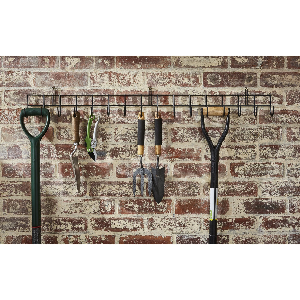 Extra-Long Tool Rack In Black Powder Coating