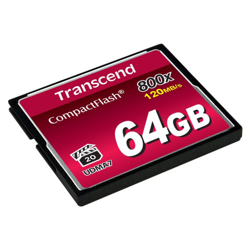 Overskrid 64 GB CompactFlash Memory Card 800X (TS64GCF800) 1