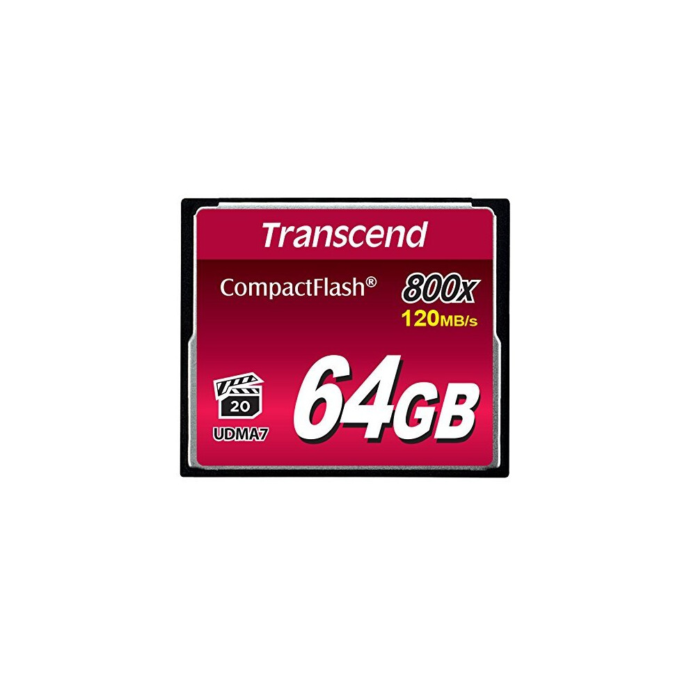 Carte Compact Flash Premium Transcend 64 Go 800x