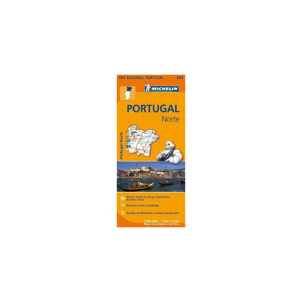 Portugal Norte - Michelin Regional Map 591 (Michelin Regional Maps)