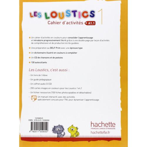 Les Loustics: Cahier d'activites 1 + CD-audio 1