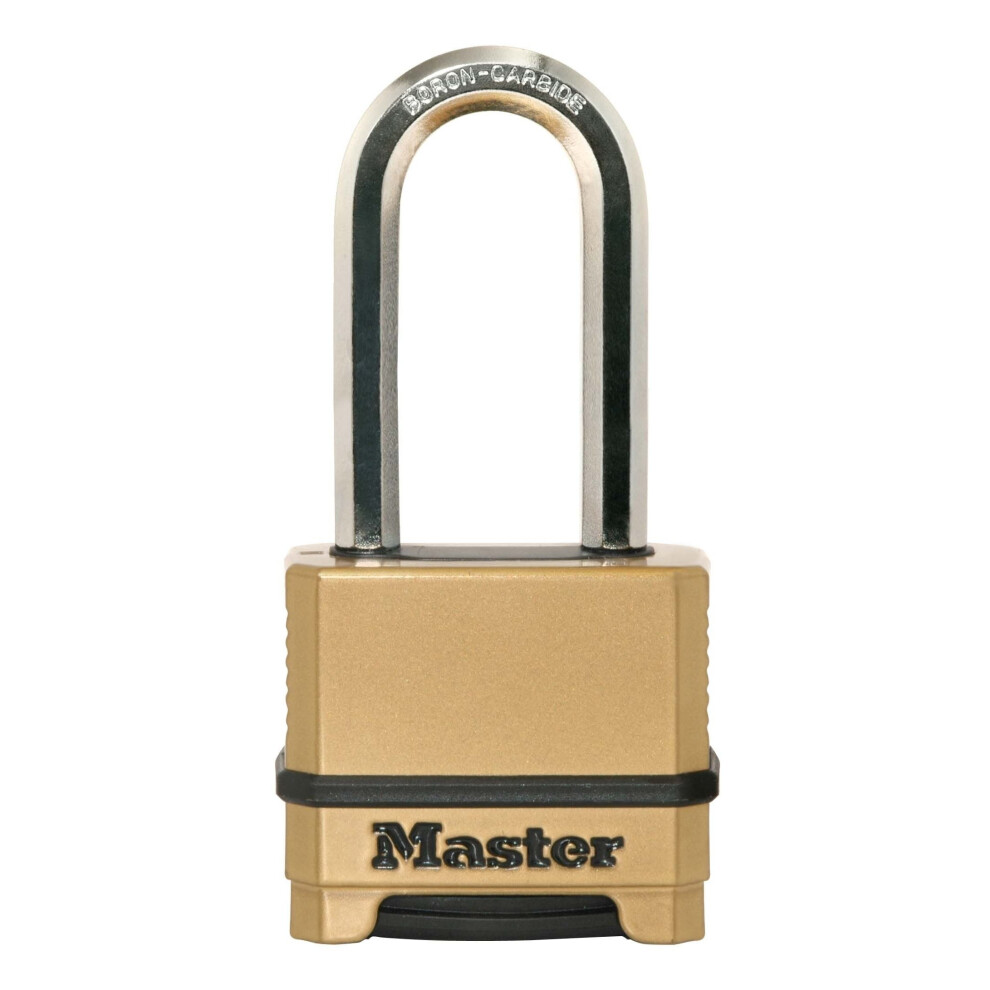 Master Lock Padlock, Excell® Zinc Body Padlock, High Security Lock, Keyed Lock, Best Used for Storage Units, Sheds, Garages, Trailers and More