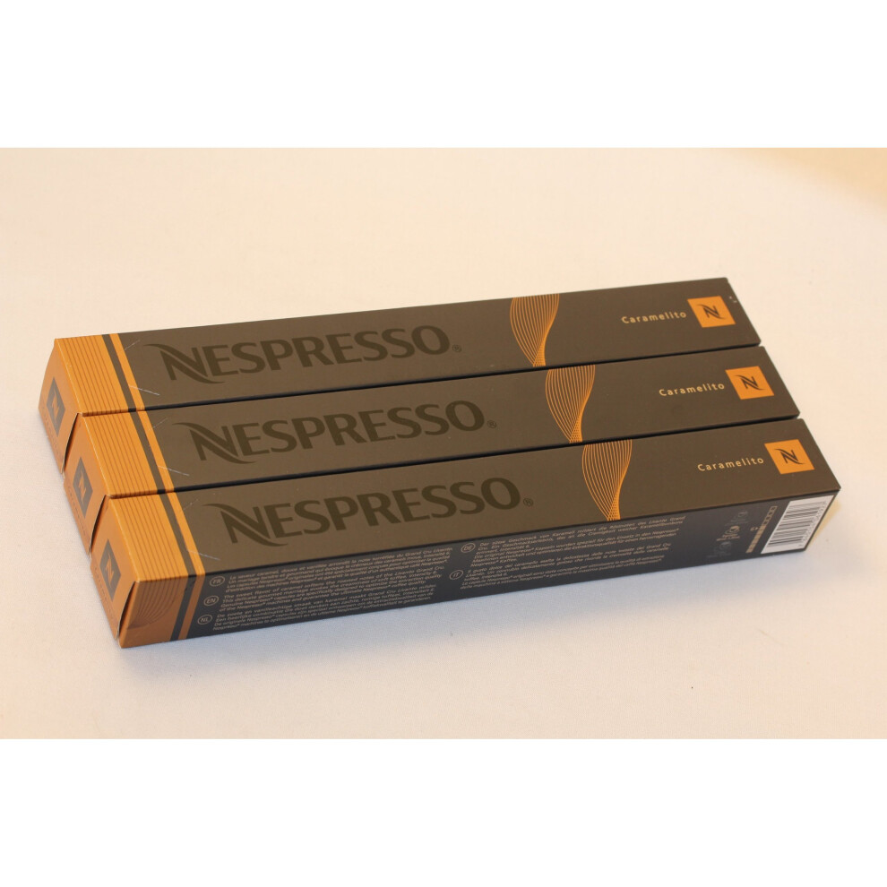 Nespresso 30 Caramelito Capsules Espresso Lungo Nestle