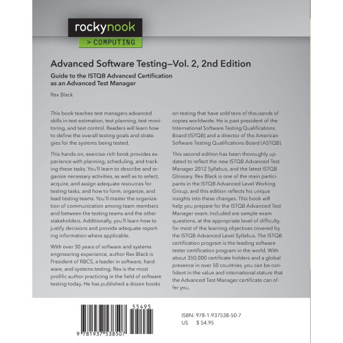 Advanced Software Testing - Vol. 2, 2nd Edition: Guide to the ISTQB Advanced Certification as an Advanced Test Manager 1