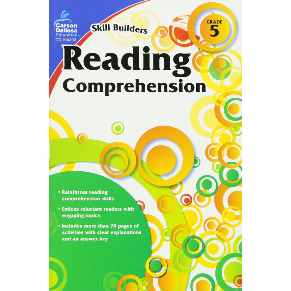 Carson-Dellosa Reading Comprehension, Grade (Skill Builders) Size 5