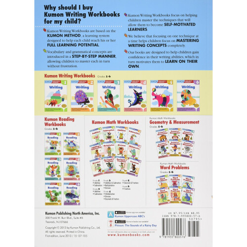 Writing, Grade 1 (Kumon Writing Workbooks) 1