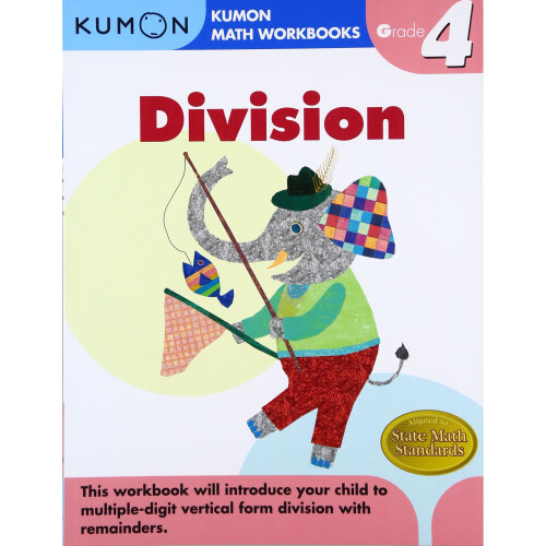 grade 4 division kumon math workbooks