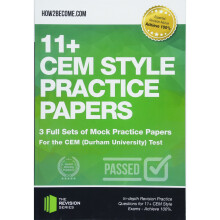 11+ CEM Style Practice Papers: 3 Full Sets of Mock Practice Papers for the CEM (Durham University) Test: In-depth Revision Practice Questions for...