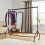Direct Online Houseware Extra Heavy Duty 6ft Long x 5ft Tall Clothes Rail In Black 1