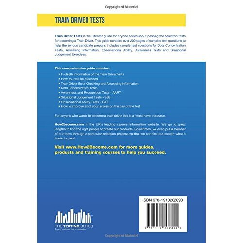 Train Driver Tests: Inlcudes sample test questions for the Dots Concentration Tests, Train Driver Error Checking, Assessing Information,...