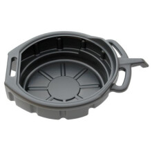 OIL DRAIN PAN - 16 LITRES (HJ8U) - LARGE-CAPACITY, DURABLE OIL COLLECTION PAN