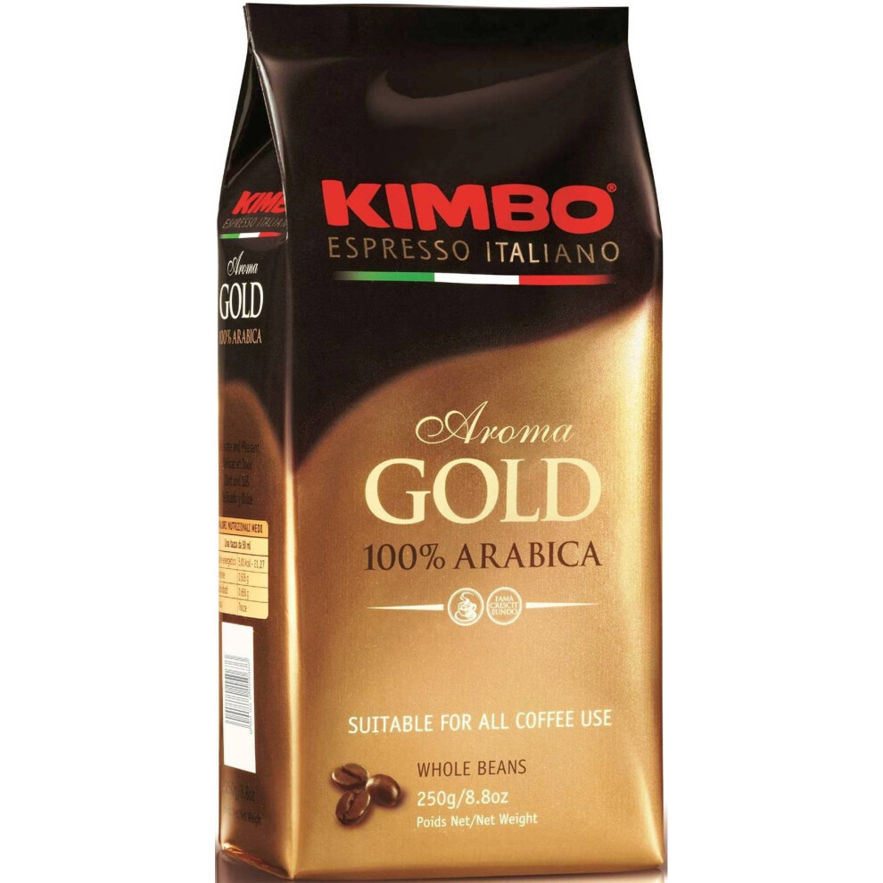 Kimbo Espresso Gold 100% Arabica Coffee Beans