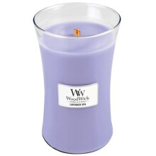Woodwick Lavender Spa Candle, Purple, Large