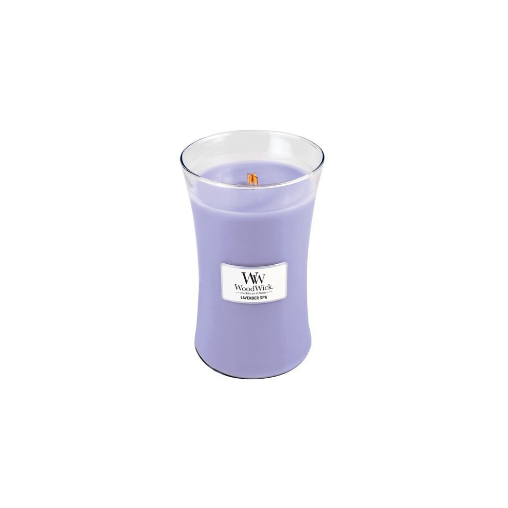 Woodwick Spa Candle, Large Lavender/Purple