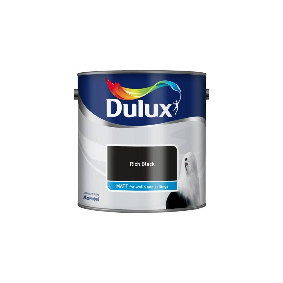 Dulux Matt Rich, 2.5 L - Black
