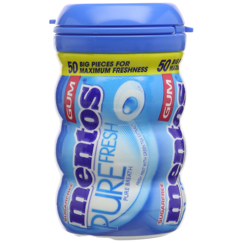 Mentos pure fresh breath sugarfree chewing gum 6 Pack