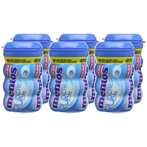 Mentos pure fresh breath sugarfree chewing gum 6 Pack 1