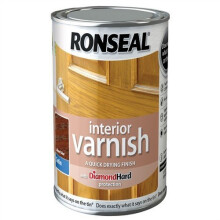 Ronseal 750 ml Vernice satinata per interni ad asciugatura rapida - Rovere scuro