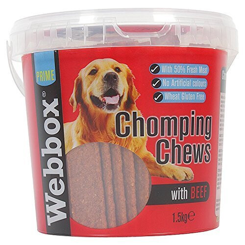 Webbox Webbox Chomping Chews with Beef - 1.5kg