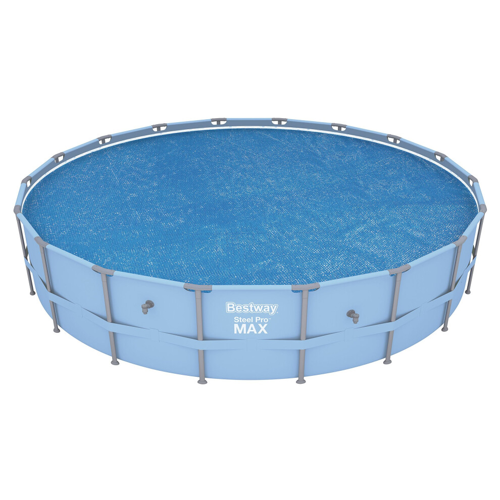 Bestway Solar Pool Cover Above Ground Pool Cover for Round Pools Flowclear