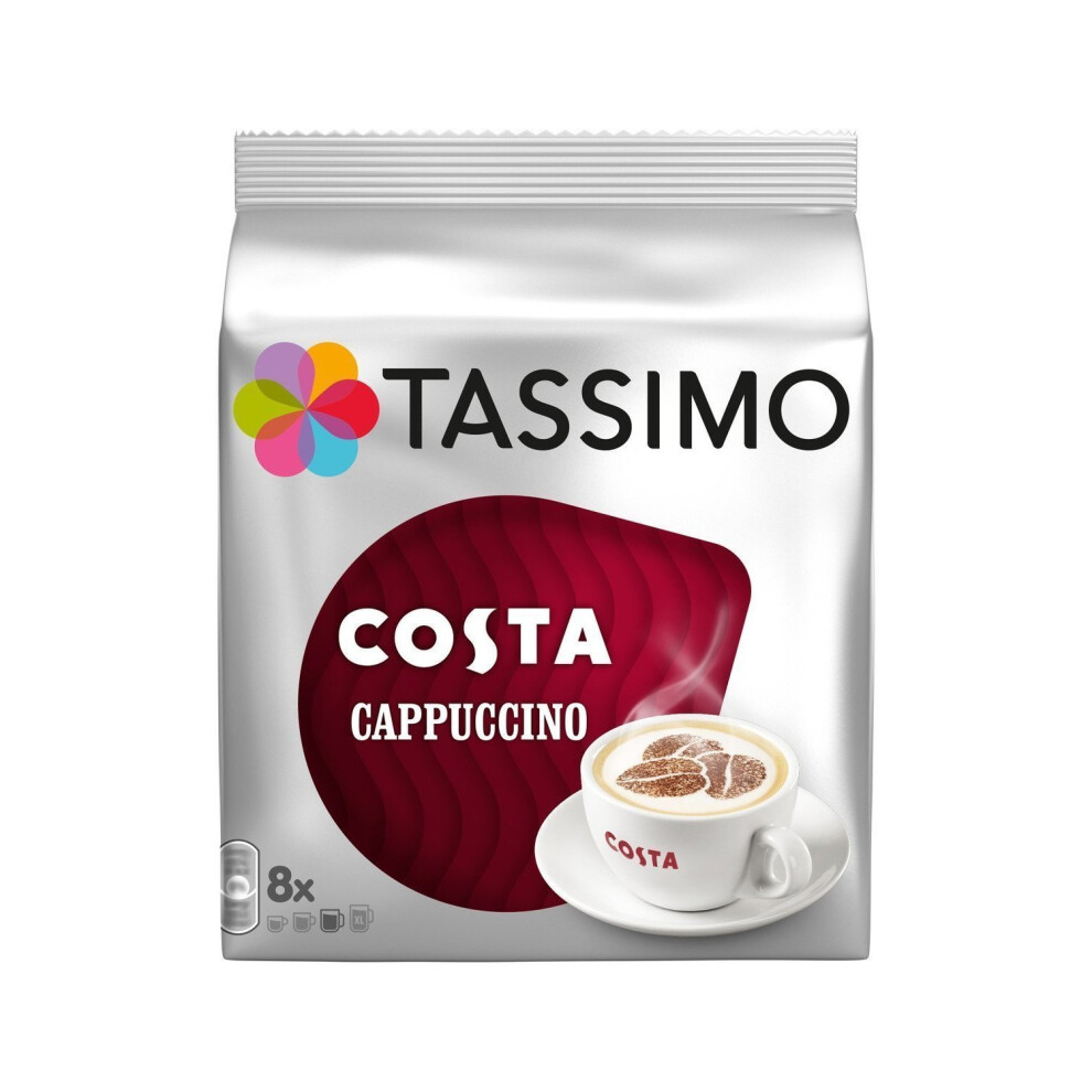 TASSIMO Costa Cappuccino x 3 Packs, (Total 48 Discs - 24 Servings)