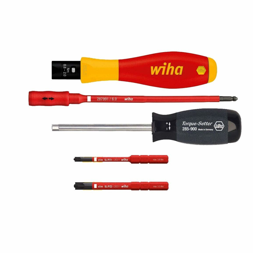 Wiha VDE Slim Torque Screwdriver Set (5 Pieces)