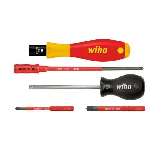 Wiha Wiha VDE Slim Torque Screwdriver Set (5 Pieces) 1