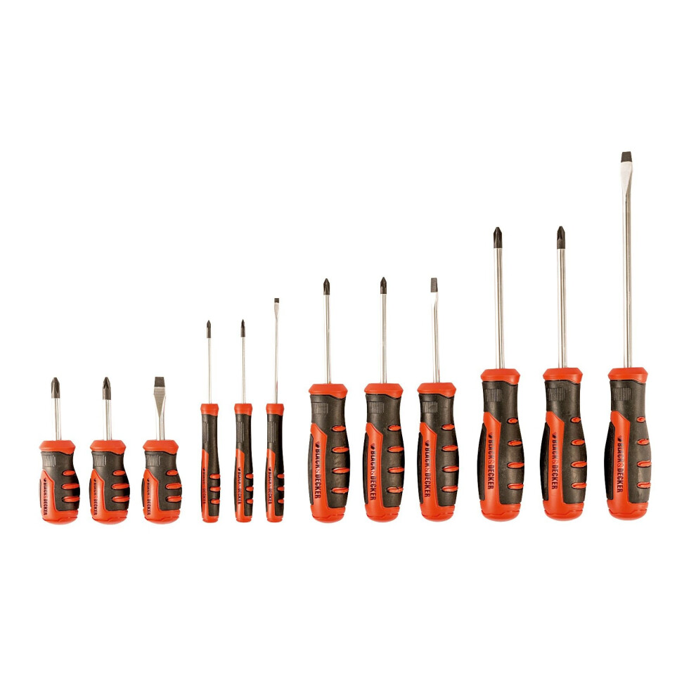 Black + Decker BDHT0-66451 Set of 12 Screwdrivers