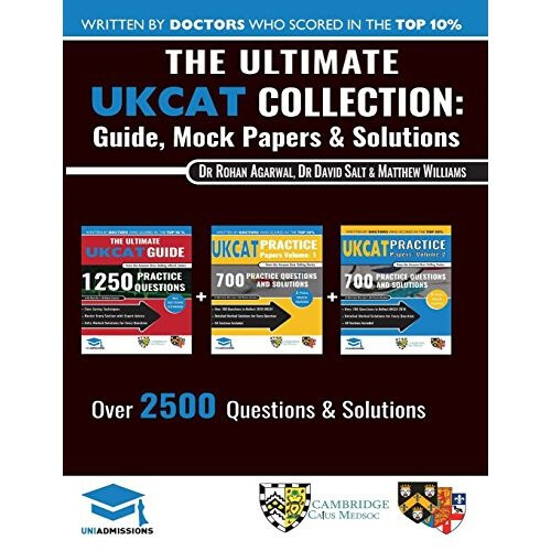 The Ultimate UKCAT Collection: 3 Books In One, 2,650 Practice Questions, Fully Worked Solutions, Includes 6 Mock Papers, 2019 Edition, UniAdmissions