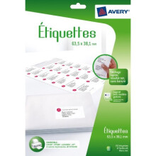Avery 252 Address Labels 63.5 x 38.1 mm