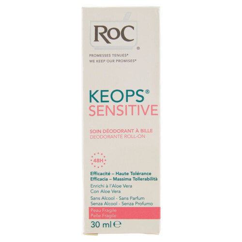 RoC RoC Keops Deodorant Roll On 48h Protect 30ml Sensitive