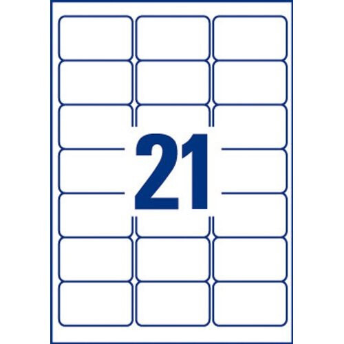 Avery 252 Address Labels 63.5 x 38.1 mm 2