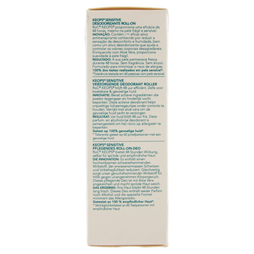 RoC RoC Keops Deodorant Roll On 48h Protect 30ml Sensitive 1