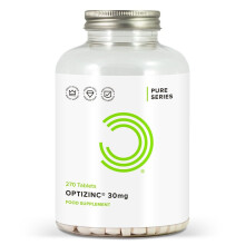 BULK POWDERS Pure OptiZinc Tablets, 30 mg, Pack of 270