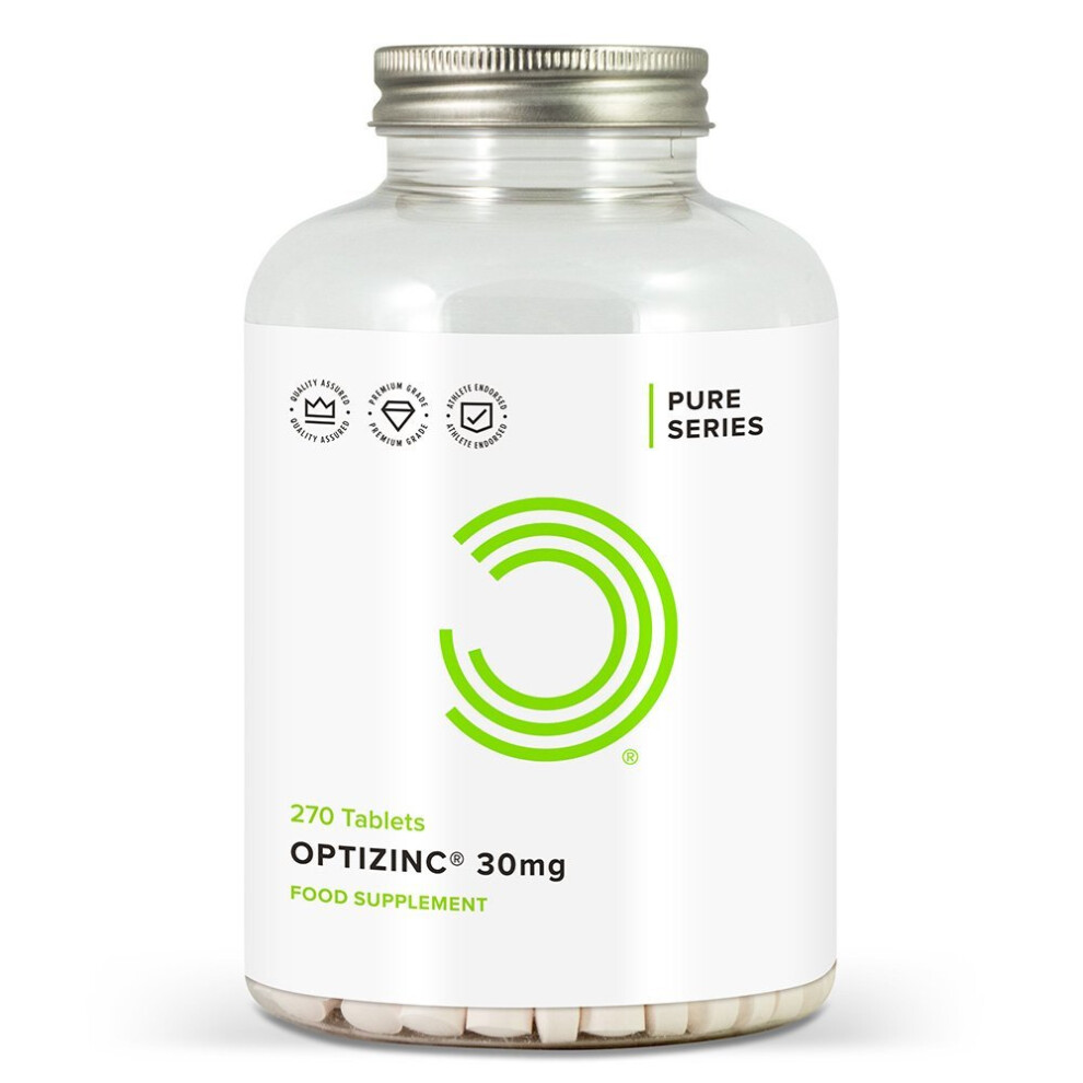 BULK POWDERS Pure OptiZinc Tablets, 30 mg, Pack of 270
