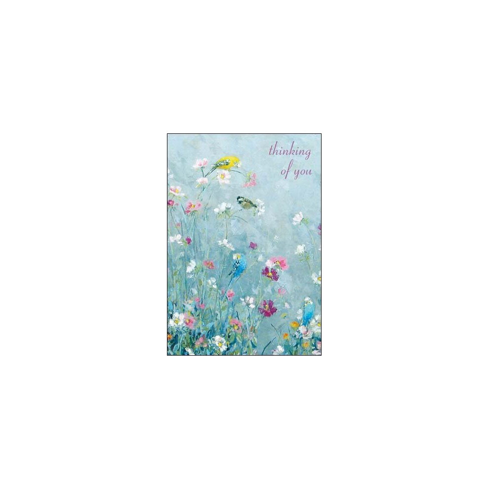 Thinking of You Card - Birds & Flowers - Sweet Sounds (WDM6476)