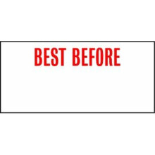 SATO KENDO 26x12mm BEST BEFORE, FREEZER ADHESIVE RECTANGLE LABELS - FOR KENDO 26 - BOX OF 18,000