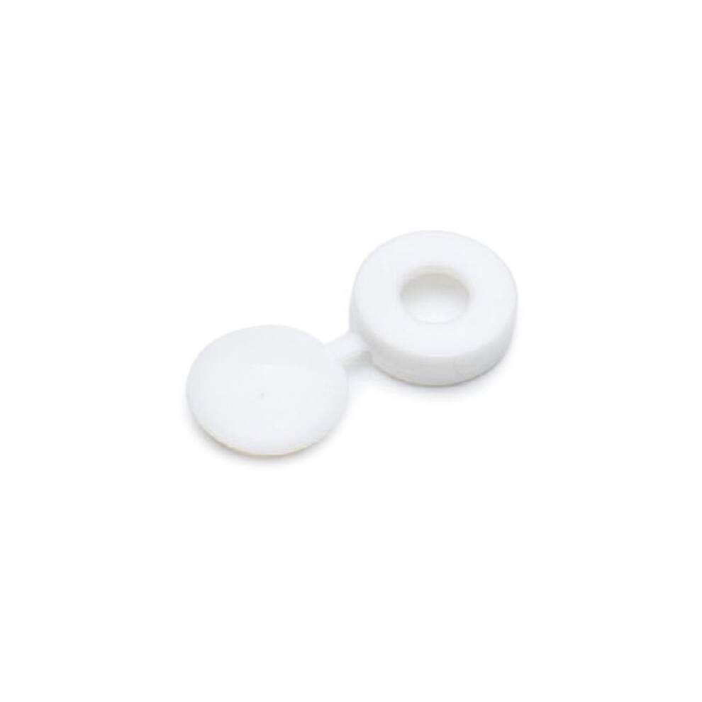 Bulk Hardware BH01144 Plastic Screw Cup and Covers Caps to Fit No.6/ No.8 Screws - White, Pack of 50-image-OPC-PN52TX-NEW