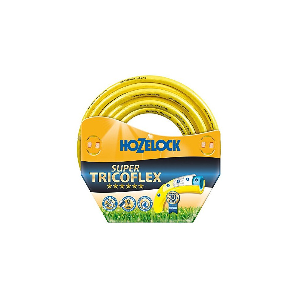 Hozelock Super Tricoflex 00110140 Ultimate Multi Garden Hose - Diameter 12.5 mm / Length 100 m