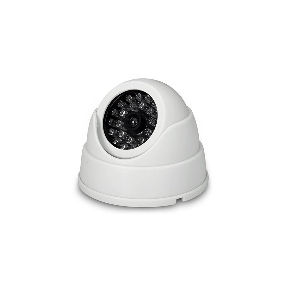Bw High Quality 2X Dummy Fake Surveillance Security Cctv Dome Camera With Led Blinking Real Imitation White 617237089342