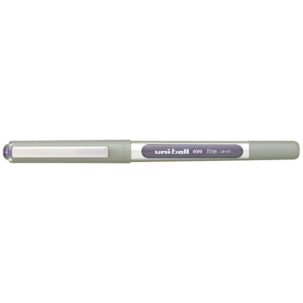 uni-ball Eye Fine UB-157 Rollerball Pen - Violet, Pack of 12