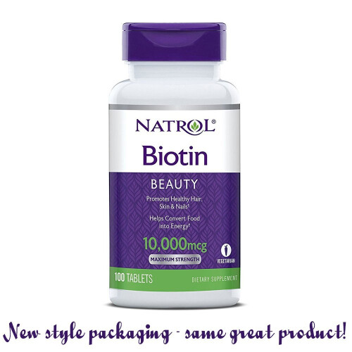 Natrol Natrol, Beauté, Biotine, 10 000 mcg, 100 Comprimés 2