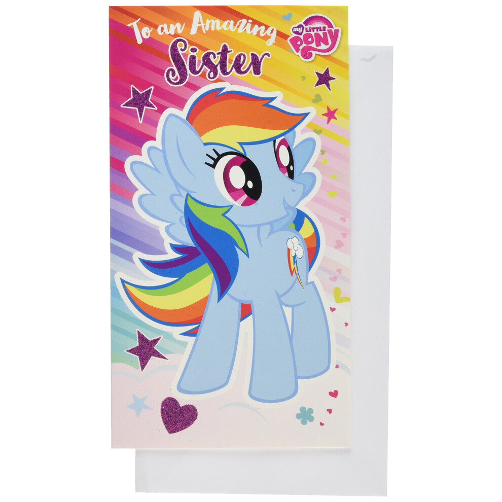 My Little Pony MP017"Get Ready To Sparkle On Your Special Day" Greeting Card