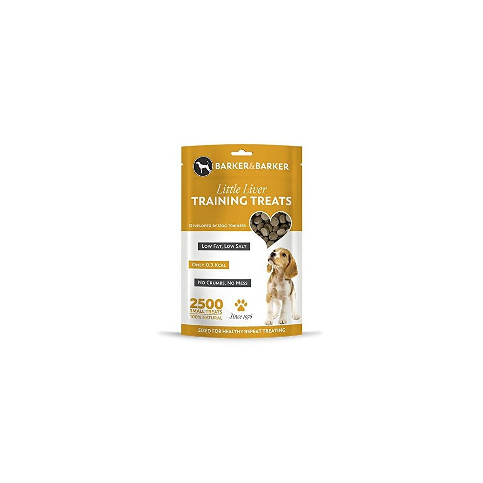 Barker and Barker 2500 Little Liver Dog Training Treats - pouch